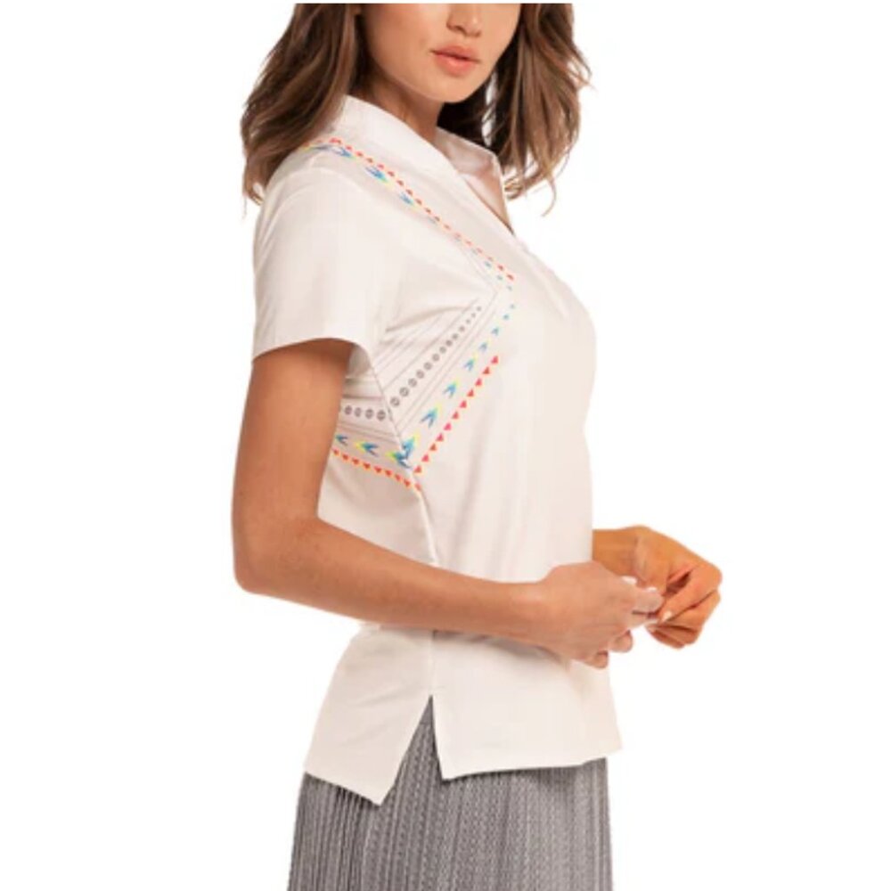 The Lucky In Love Desert Vibes Arrowhead Women's Golf Top Size S